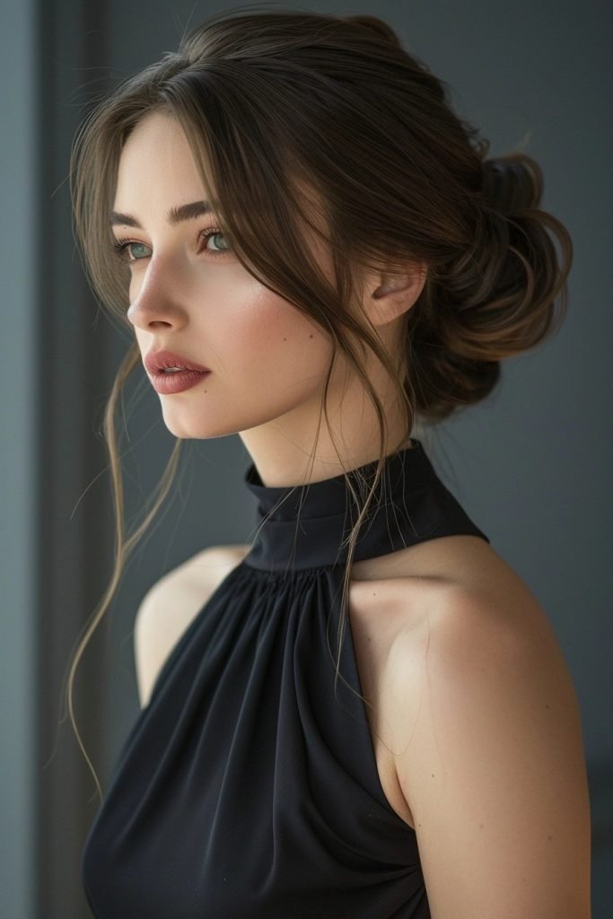 Chignon hairstyles for long hair