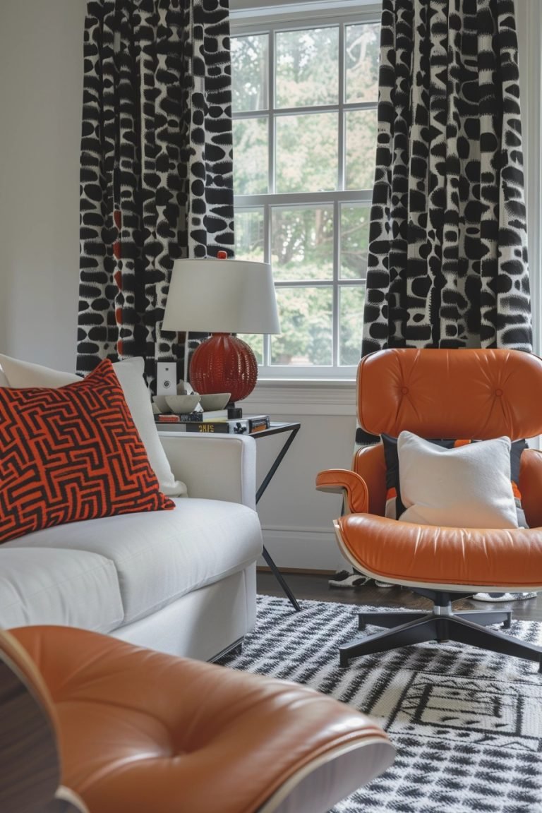29 Black Curtains Living Room Ideas For Modern Glam - Courtneys World