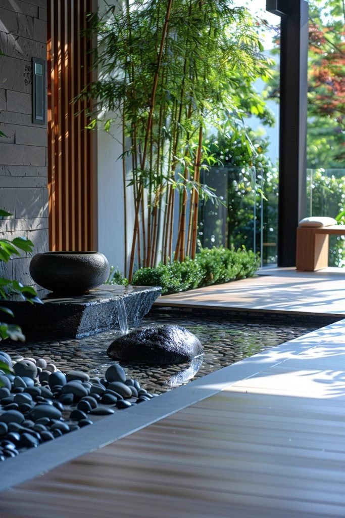 Contemporary Zen Balcony