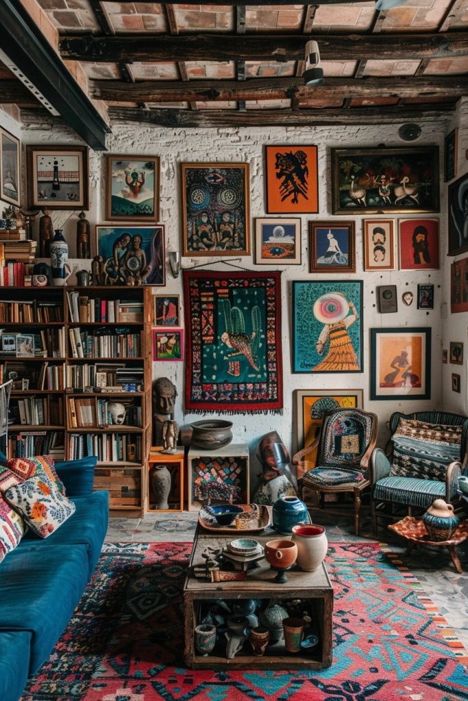 Eclectic Art Collector's Haven