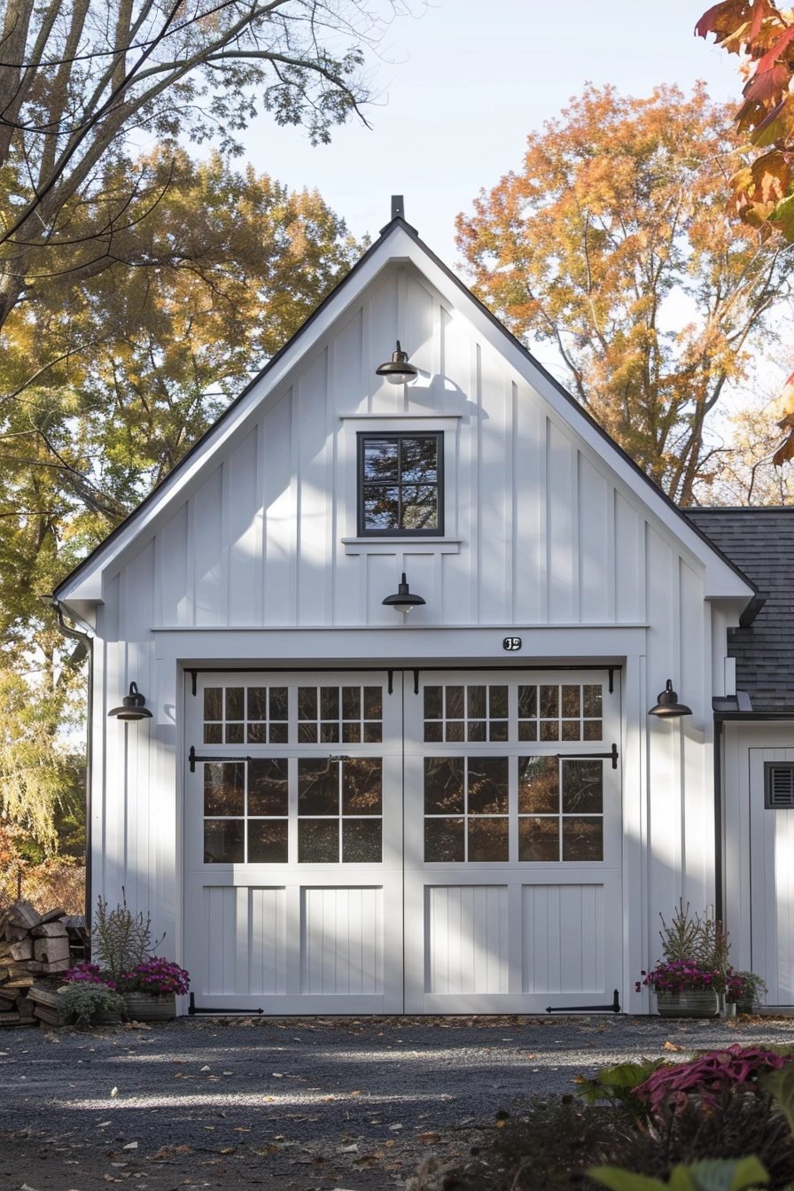 Image showcasing 29 Farmhouse Garage Ideas For A Modern Rustic Look - Courtneys World