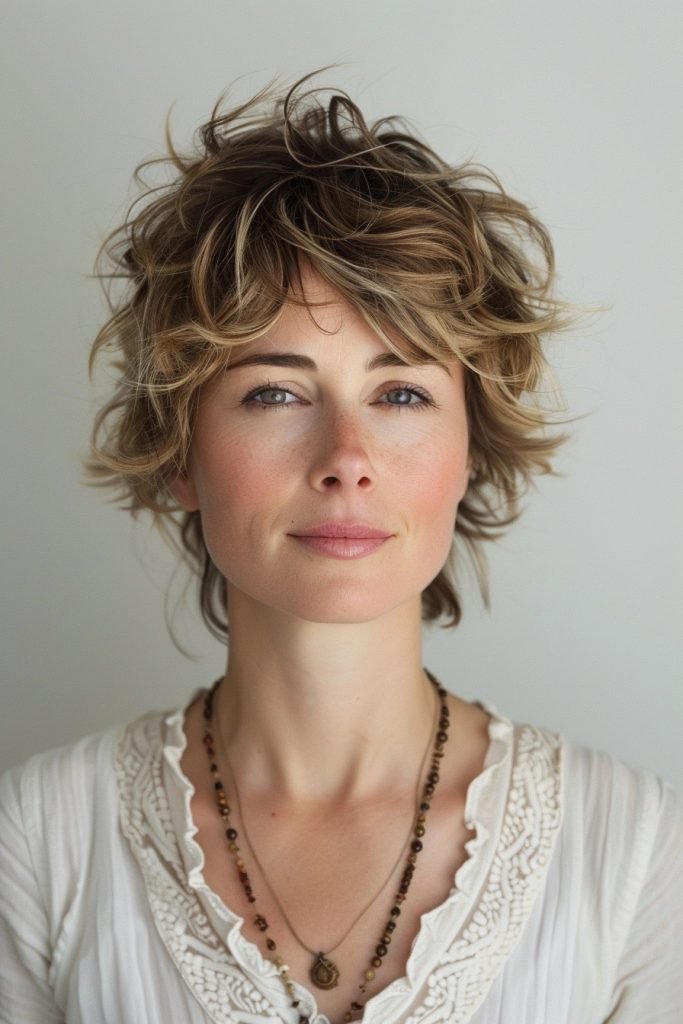 Feathered Pixie hairstyles for short hair