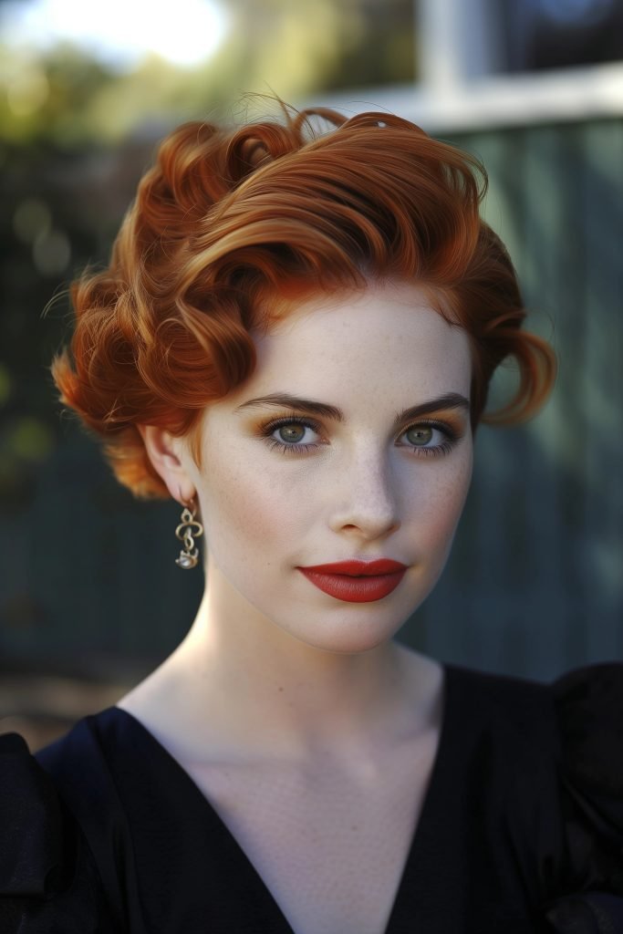 Finger Waves hairstyles for short hair
