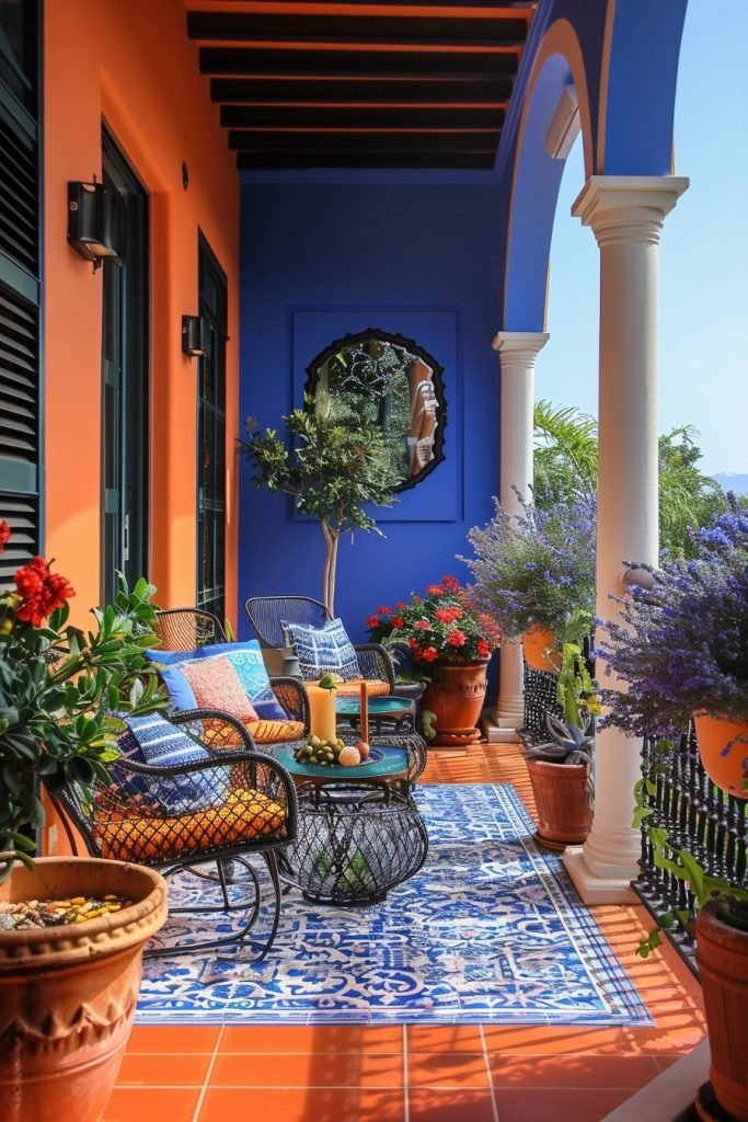 Mediterranean-Inspired Balcony