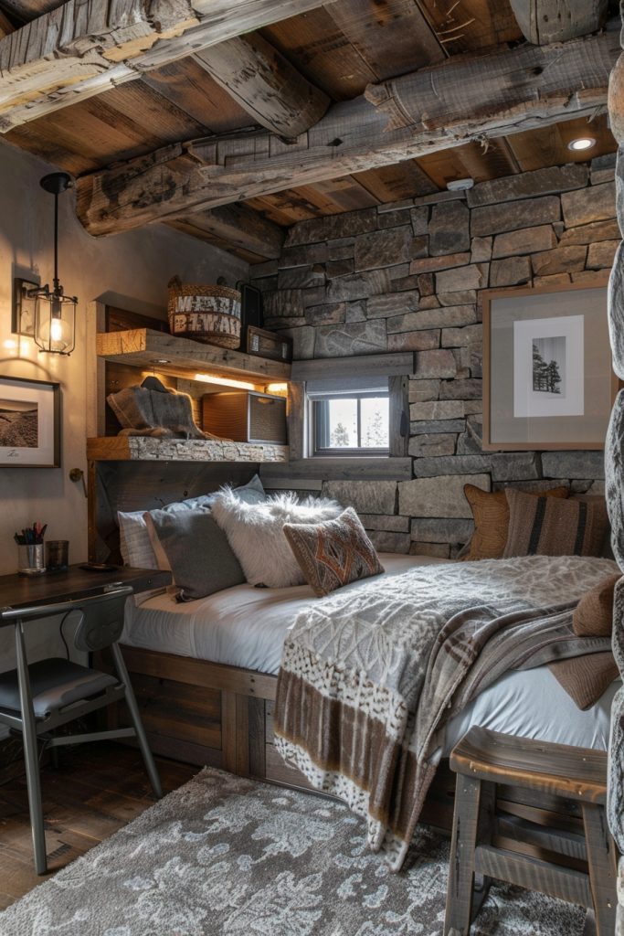 Mountain Lodge Dorm Room