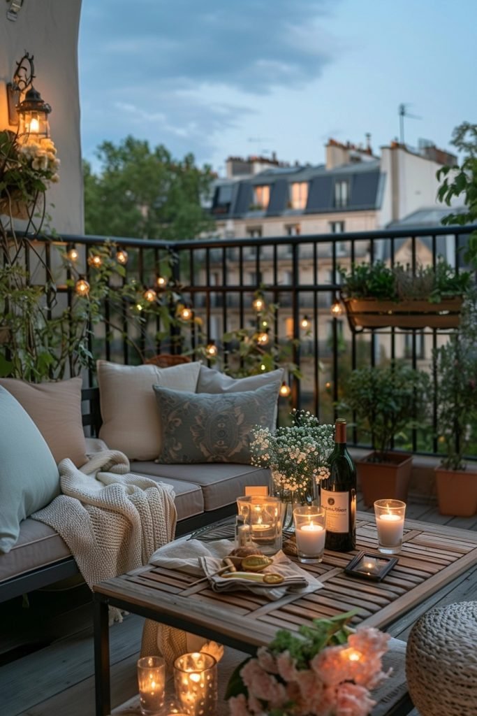 Romantic Balcony Setup