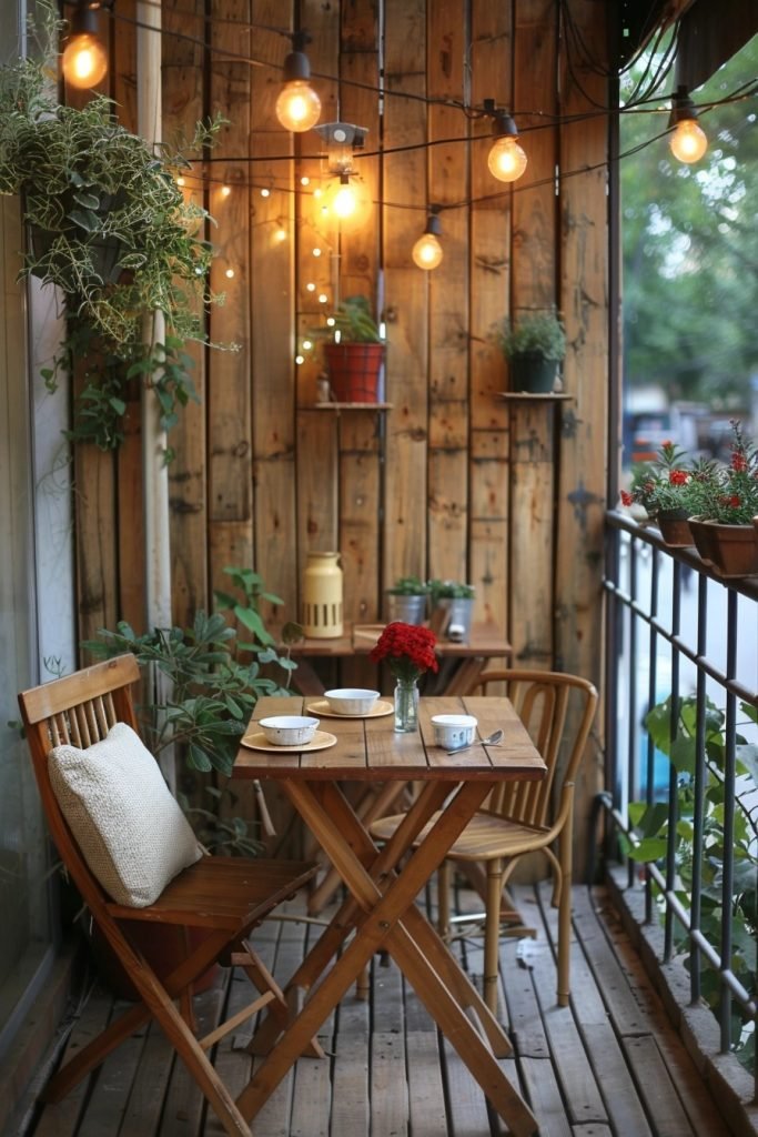Rustic Balcony Charm