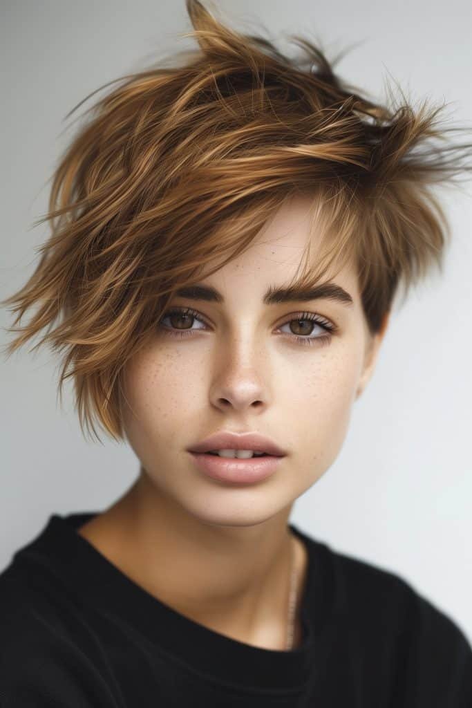 Short Shag hairstyles for short hair