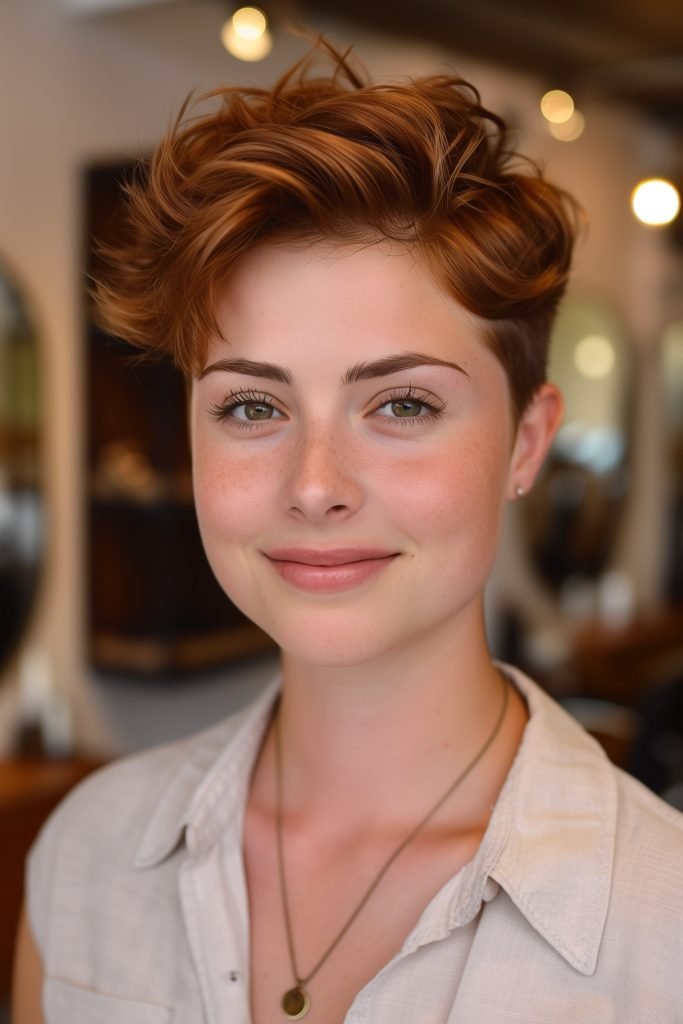 Short Shag hairstyles for short hair