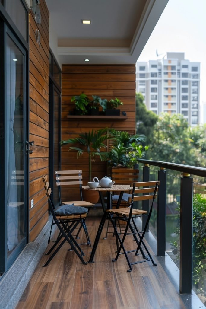Space-Saving Balcony Design