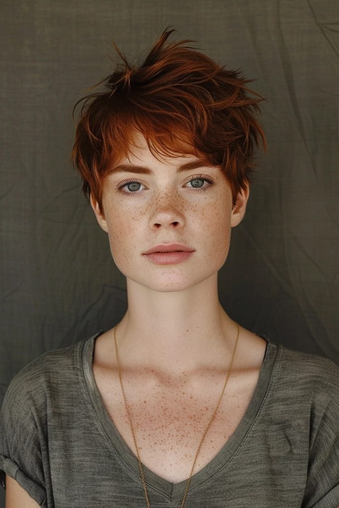 Textured Fringe hairstyles for short hair