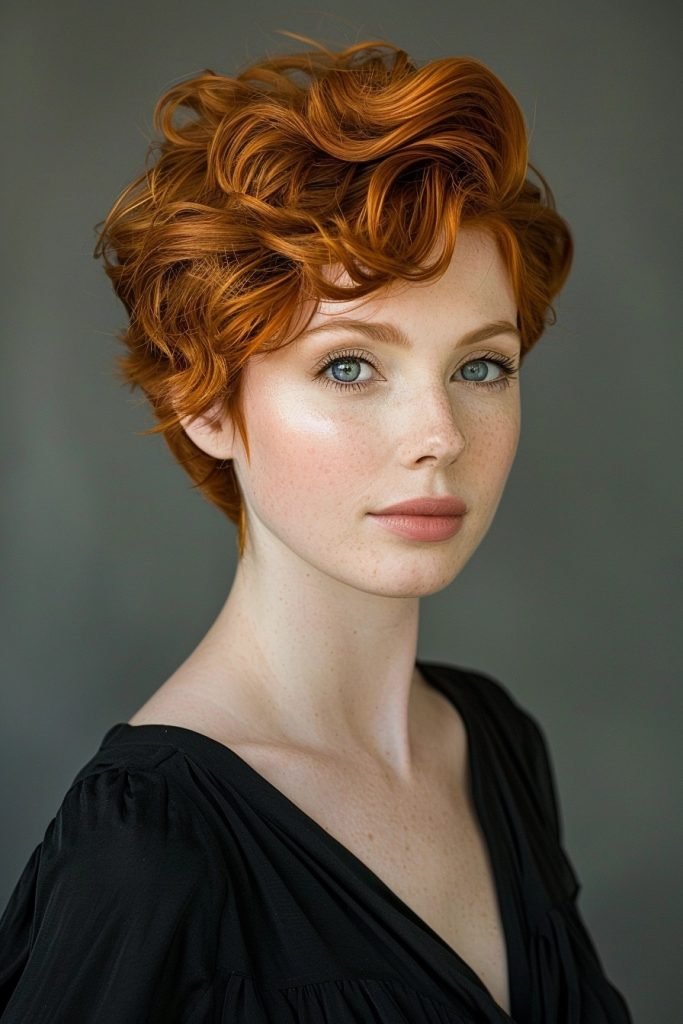 Textured Fringe hairstyles for short hair