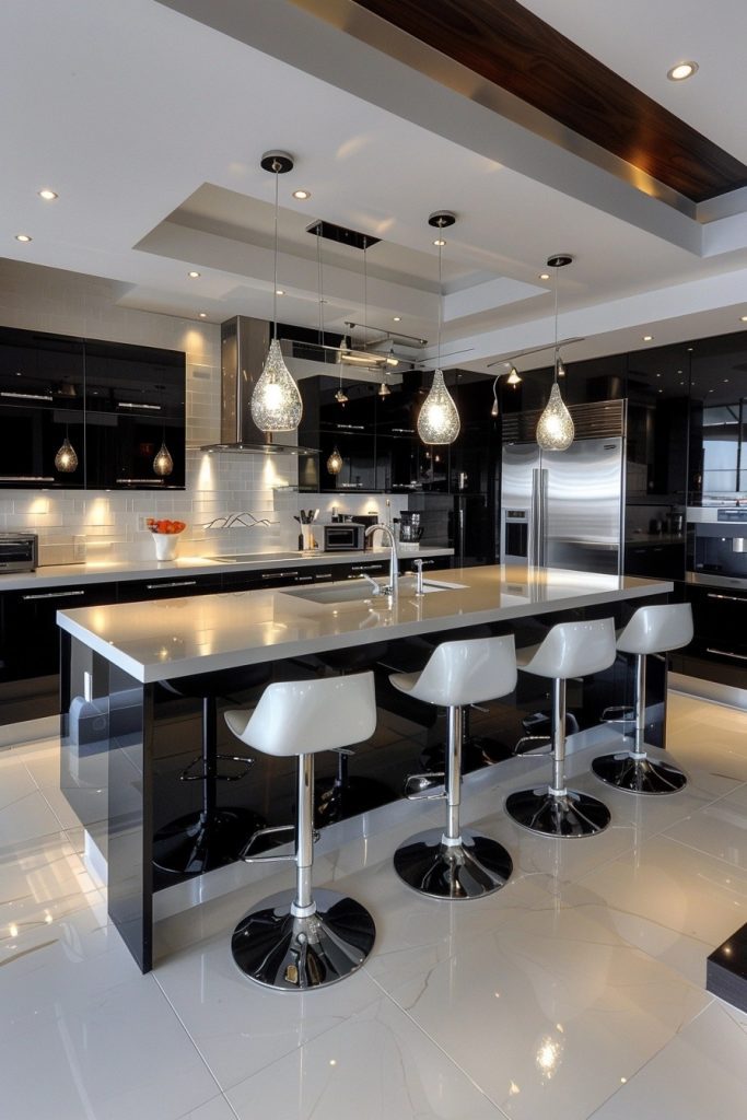 Ultra-Modern Glossy Kitchens