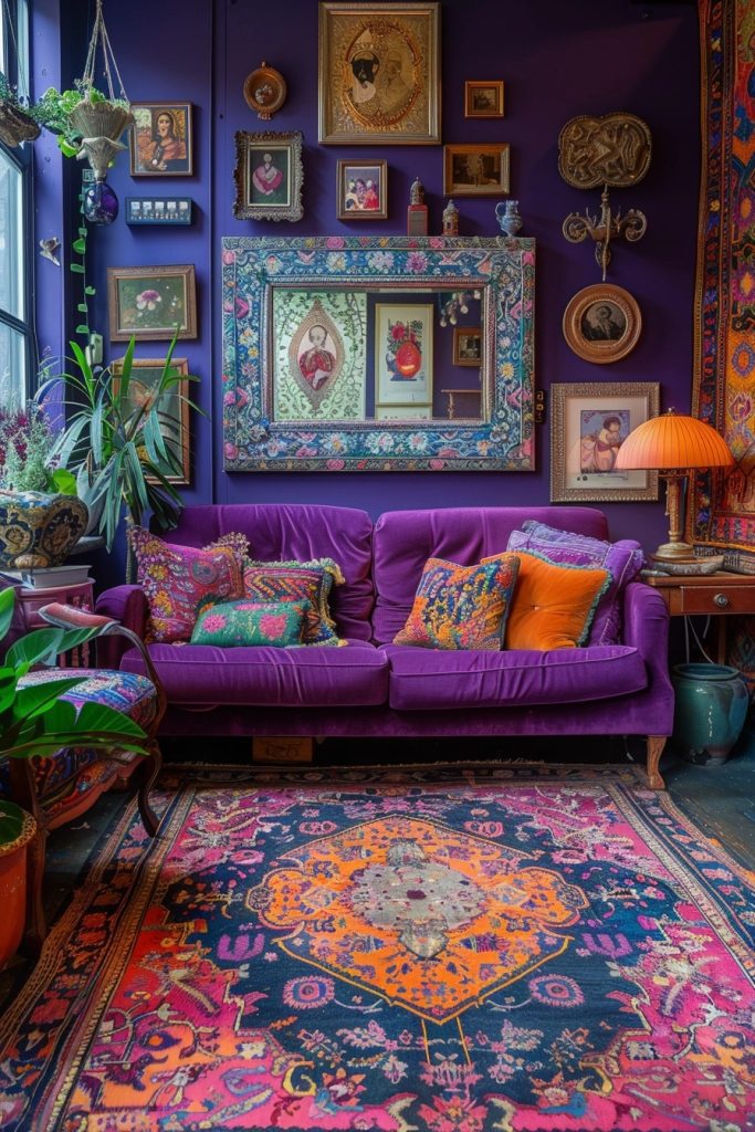 Vibrant Vintage Collector’s Space