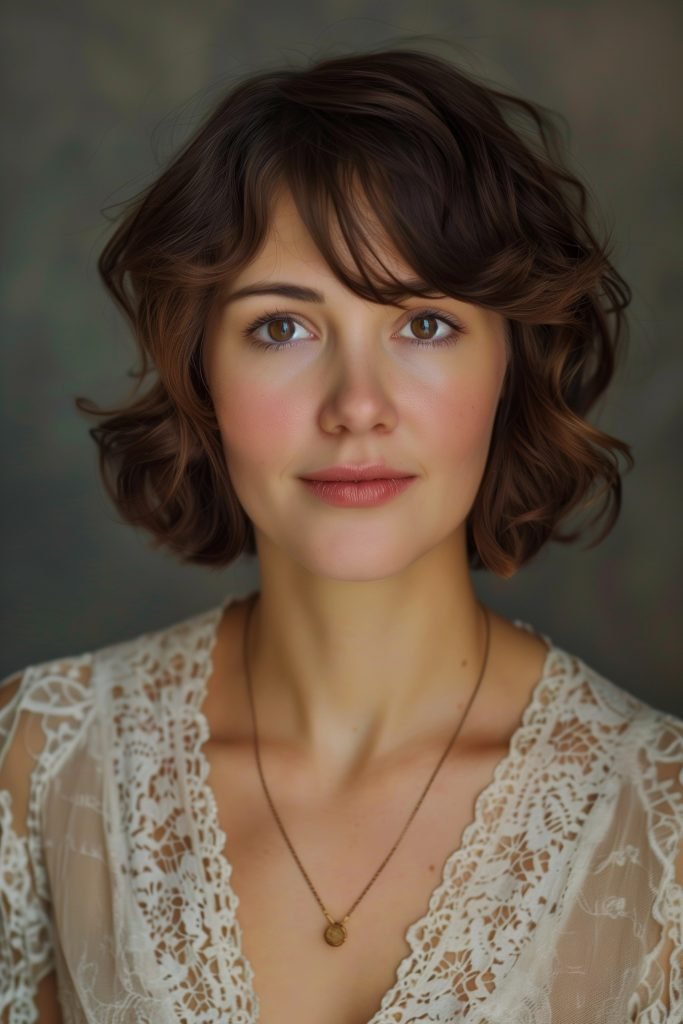 Vintage Flapper Bob hairstyles for short hair