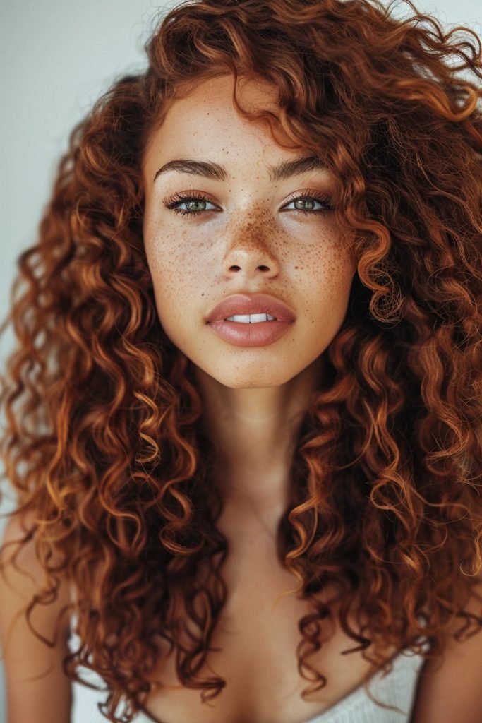 Voluminous Curls hairstyles for long hair