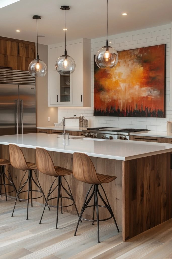 Art Gallery Inspired Kitchen