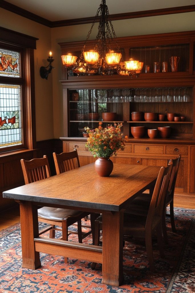 Arts and Crafts Movement Dining