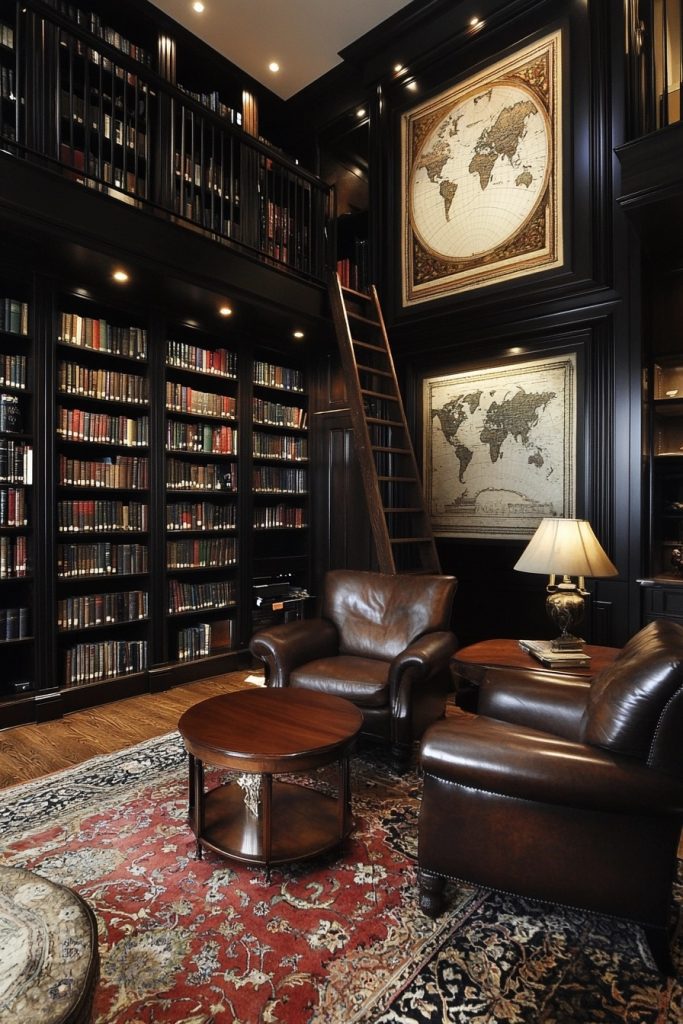 Baronial Library Lounge