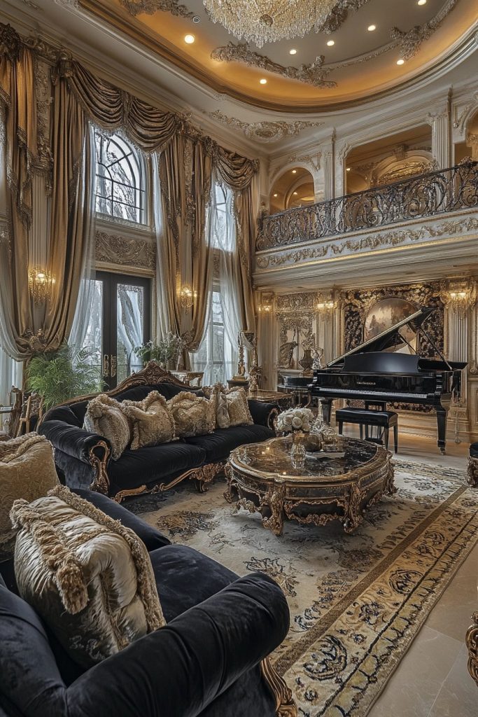 Baroque Grandeur Drawing Room