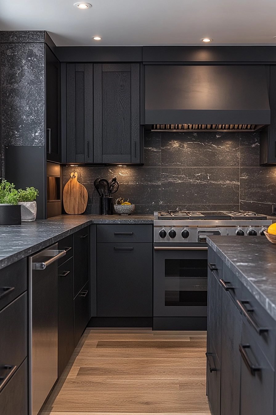 29 Black Modern Kitchen Ideas For A Bold And Sophisticated Look ...