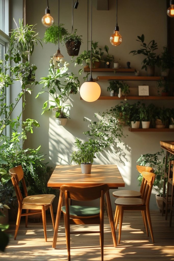 minimalistic dining room