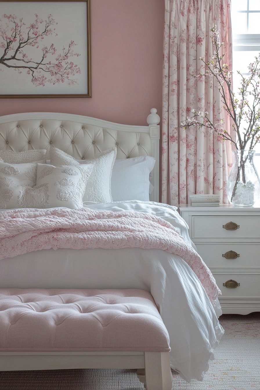 29 Pink And White Bedroom Ideas For A Soft And Elegant Look Courtneys
