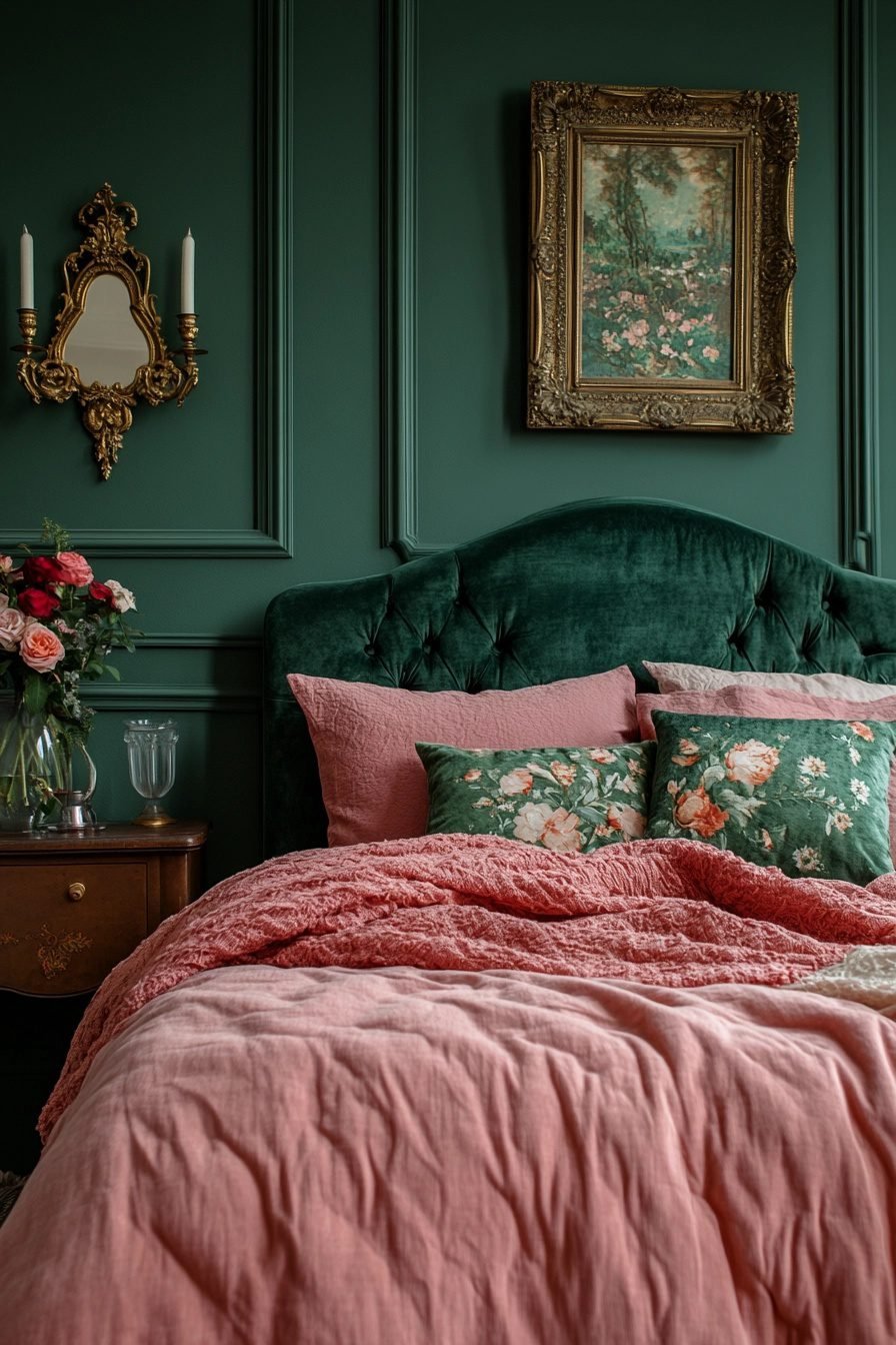 29 Green And Pink Bedroom Ideas For A Chic And Trendy Vibe Courtneys