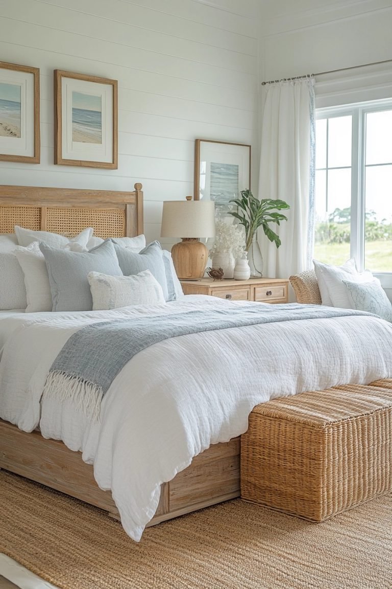 Picture of 29 Coast Chic Bedrooms To Infuse Your Space With Coastal Elegance ...
