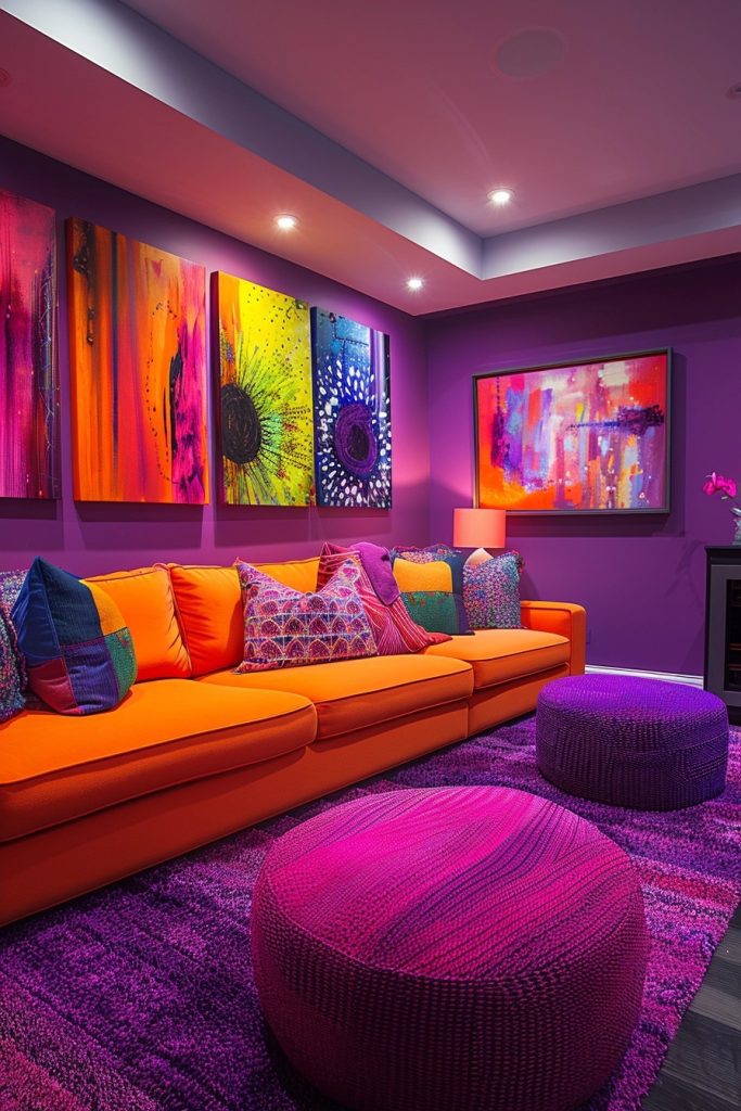 Contemporary Color Burst