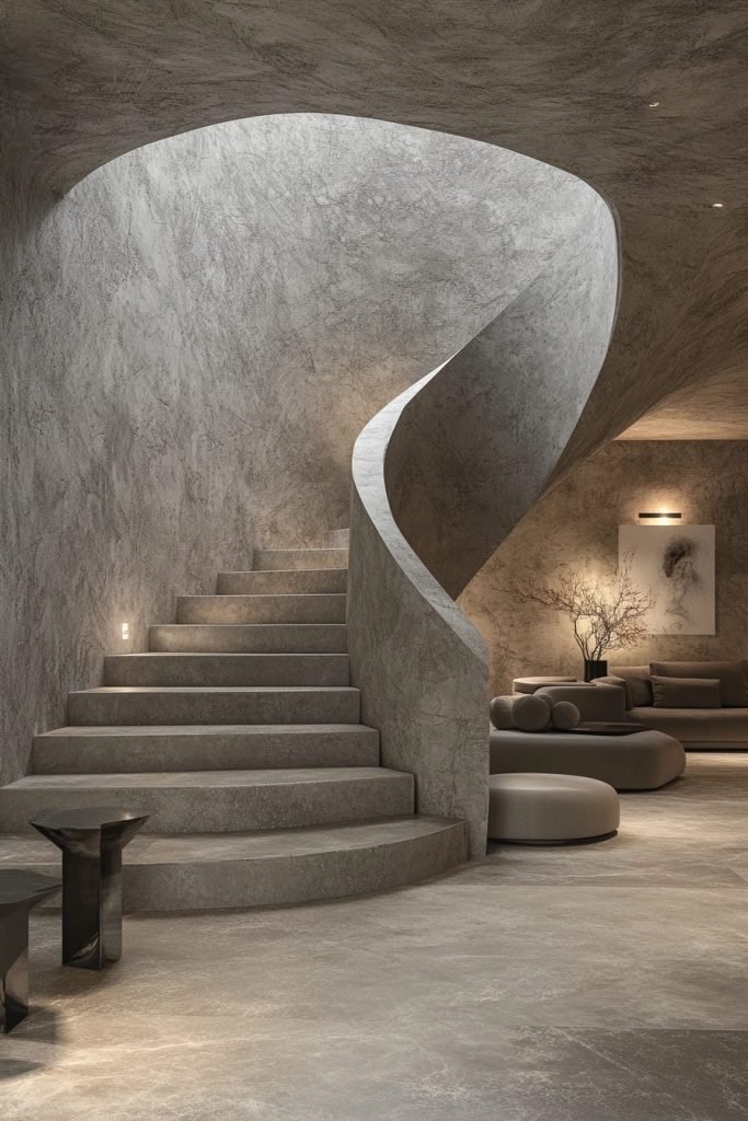 Contemporary Concrete Curve