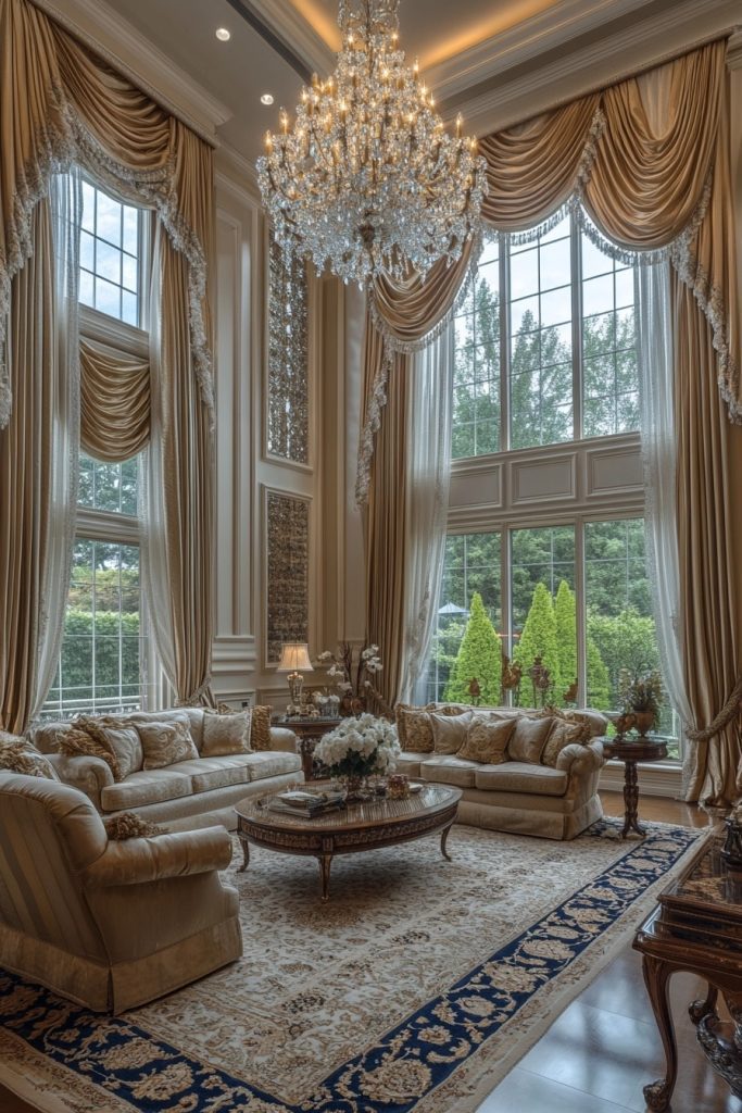 Decadent Drapery Drawing Room