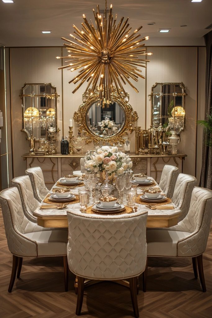 Deco Delight Dinner Room