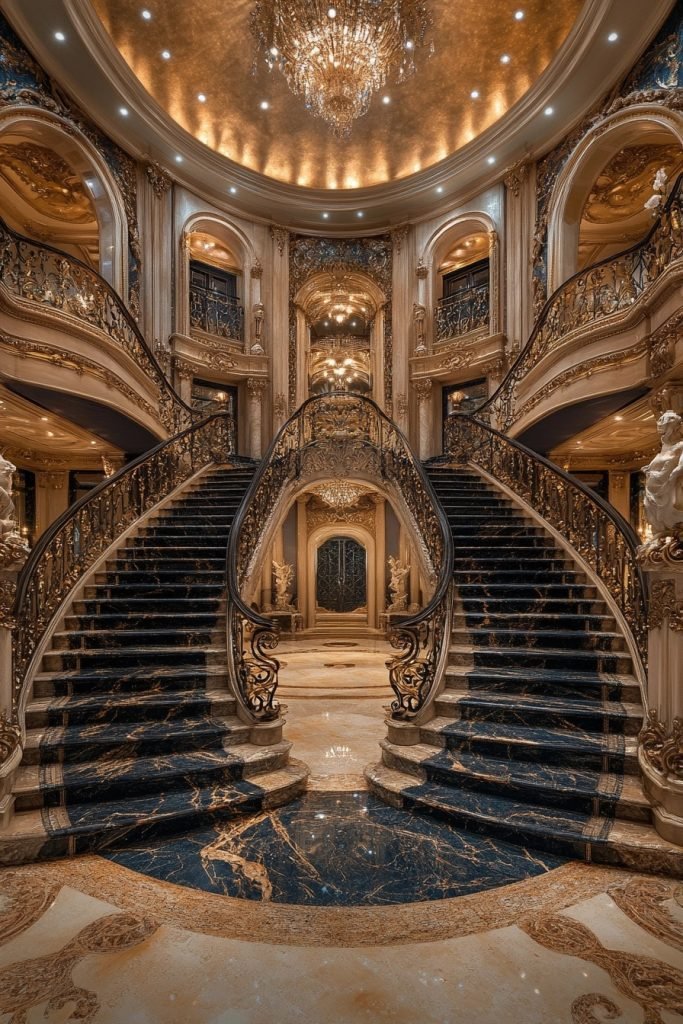 Dual Staircase Drama