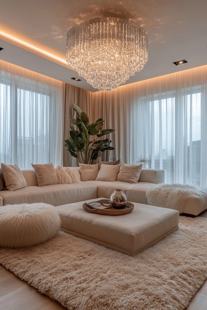 Eco-Luxe Living Area