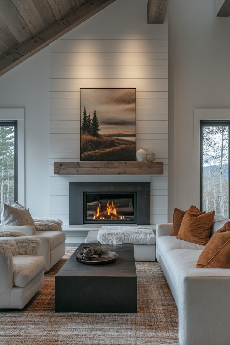 Curated visual reference: Picture Idea: 29 Industrial Farmhouse Living Room Ideas For A Unique Touch