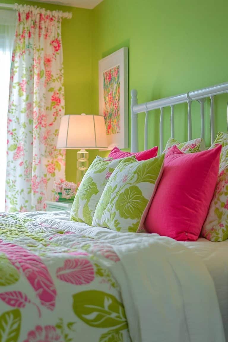 29 Green And Pink Bedroom Ideas For A Chic And Trendy Vibe - Courtneys ...