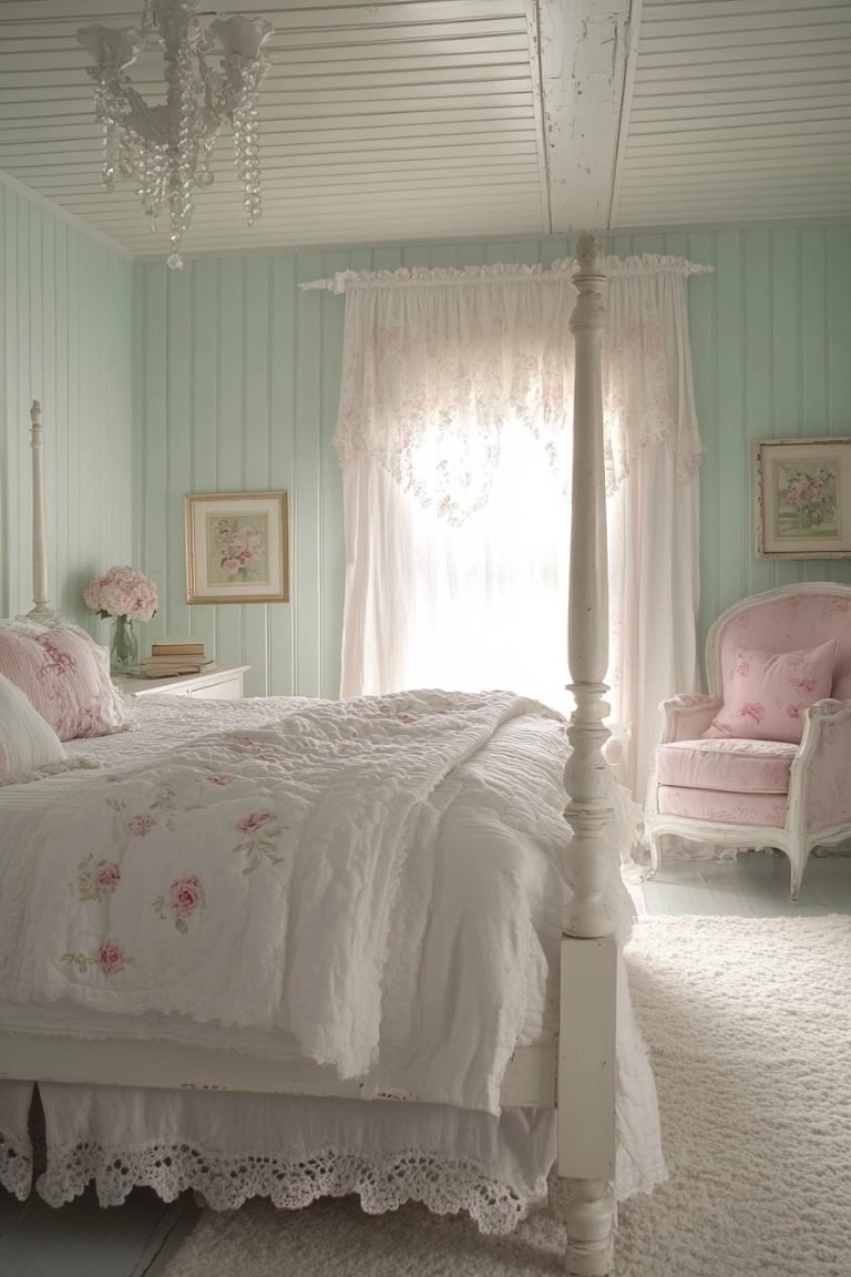 29 Shabby Chic Bedroom Ideas For Vintage Charm - Courtneys World