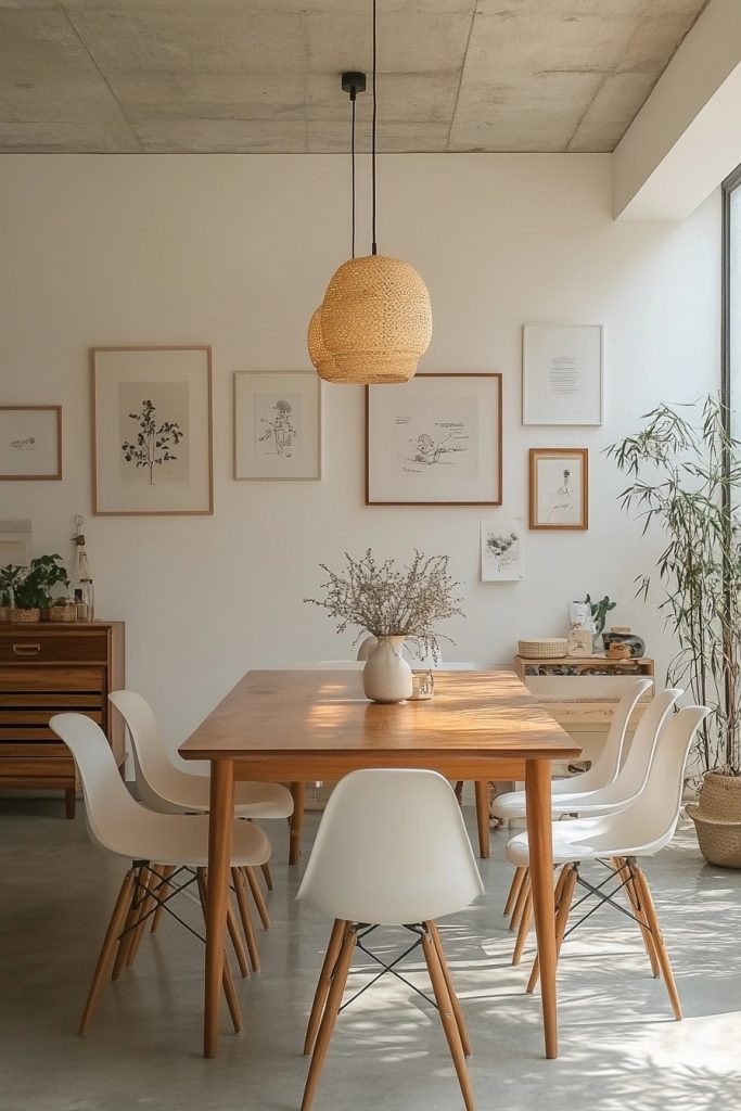 Family-Friendly Minimalist Dining