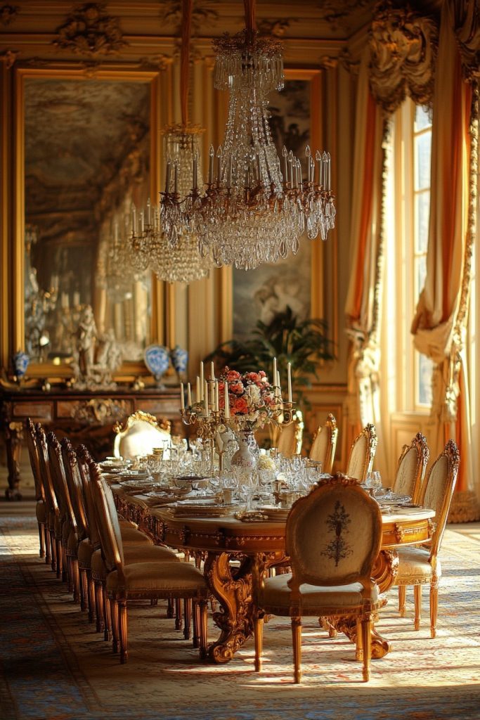 French Empire Dining Drama