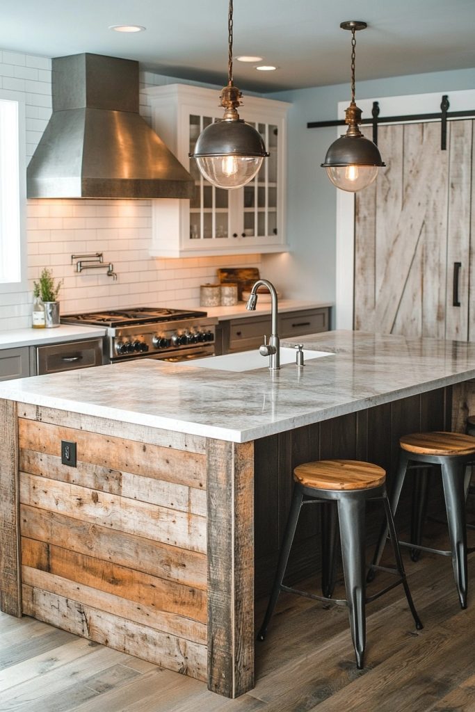 Functional Industrial Farmhouse Kitchen