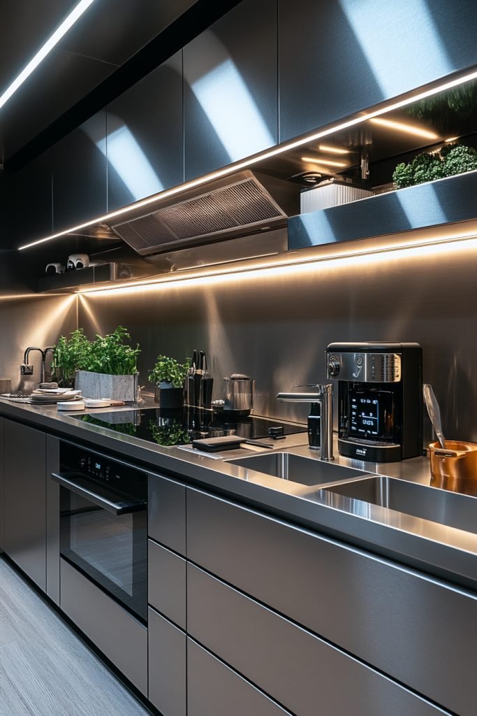 Futuristic Functionality Kitchen