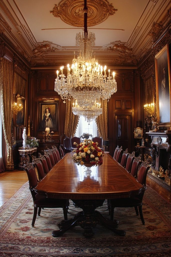 Gilded Age Dining Glamour