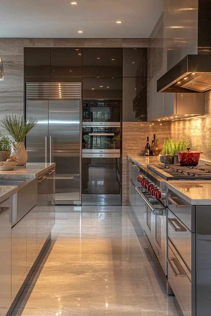 Integrated Appliances Kitchen