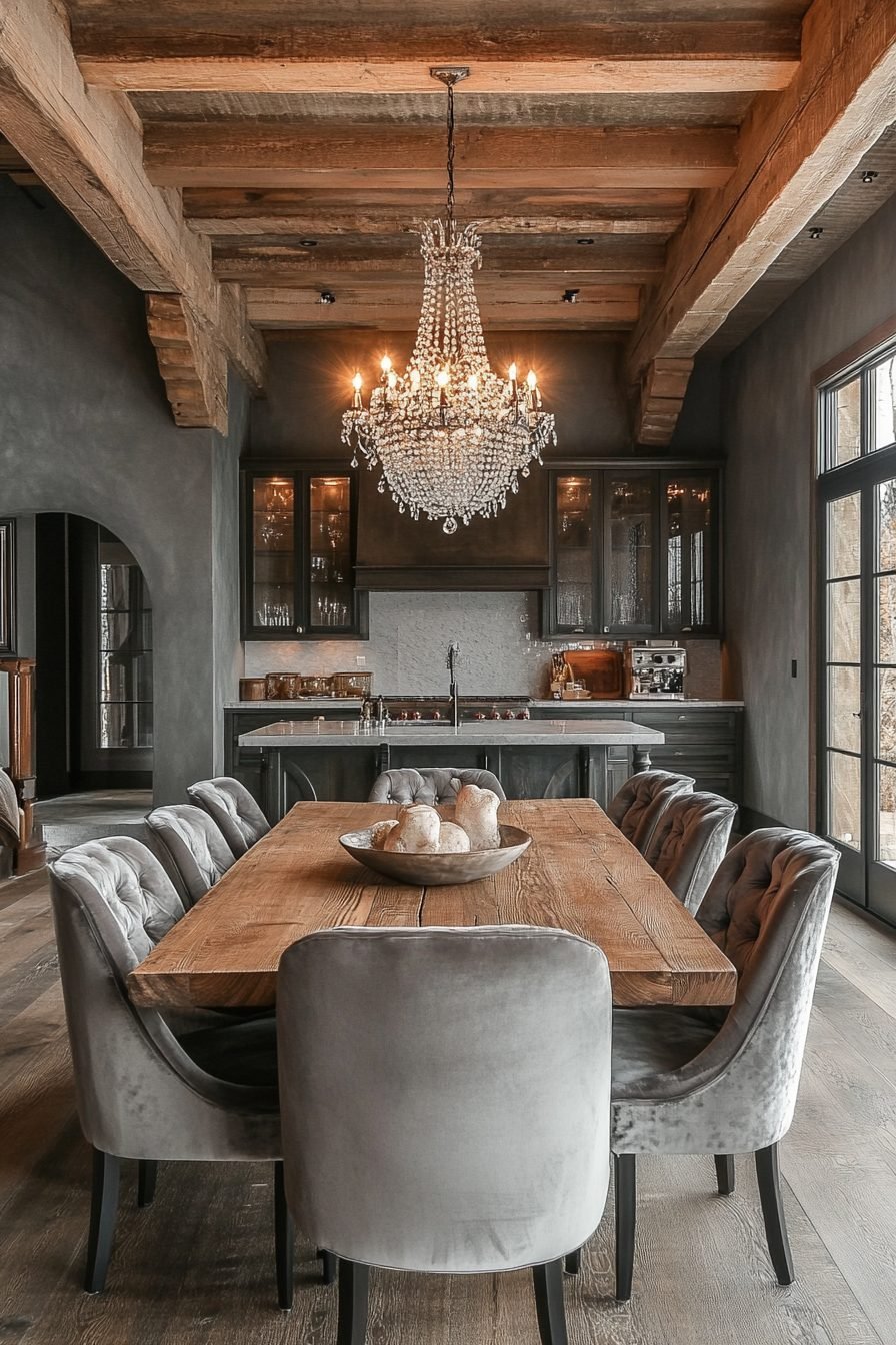 29 Industrial Farmhouse Decor Ideas To Blend Style And Function ... - Textured Industrial Style Decor For Small Spaces