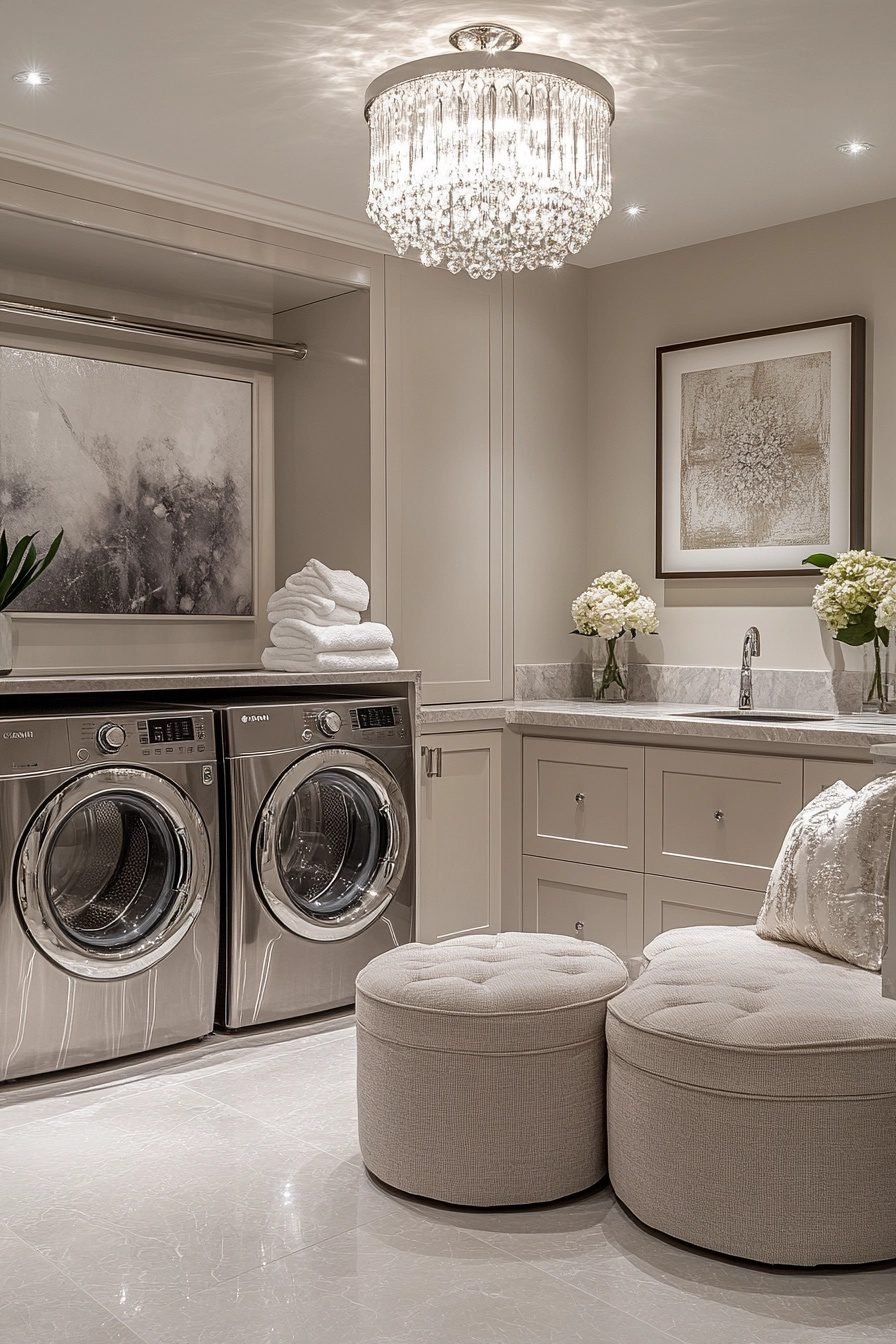 29 Basement Laundry Room Ideas For Ultimate Organization - Courtneys World