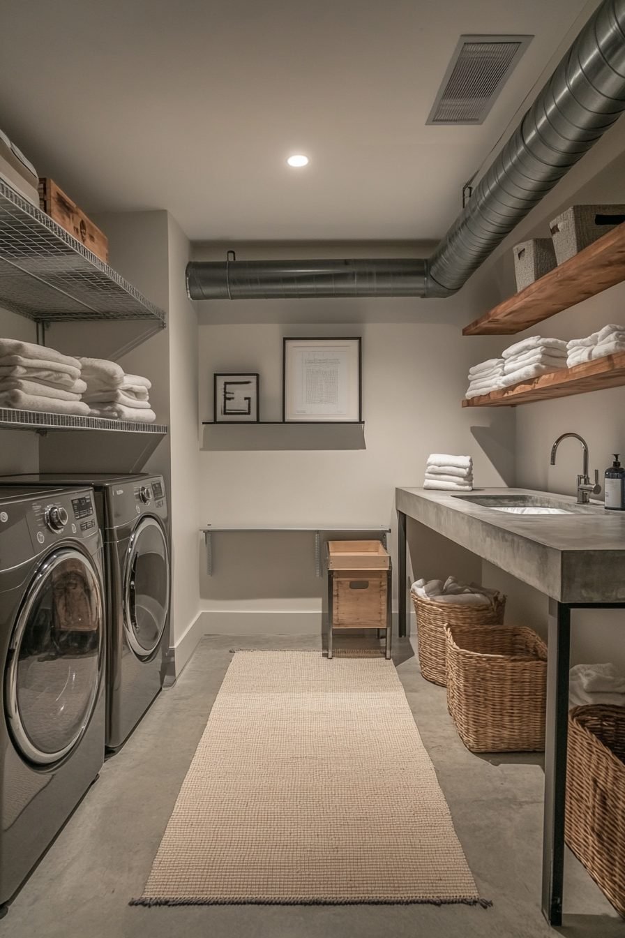 29 Basement Laundry Room Ideas For Ultimate Organization Courtneys World
