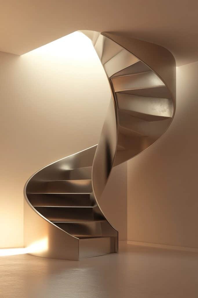 Minimalist Steel Spiral