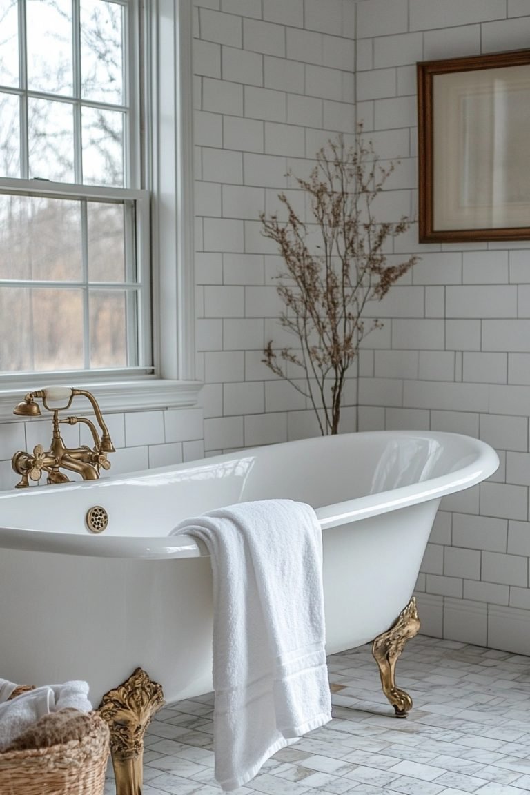 29 Vintage Modern Master Bath Ideas For A Classic And Contemporary Vibe ...