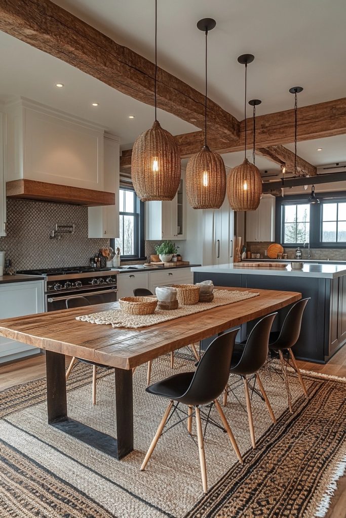 Modern Rustic Fusion Kitchen